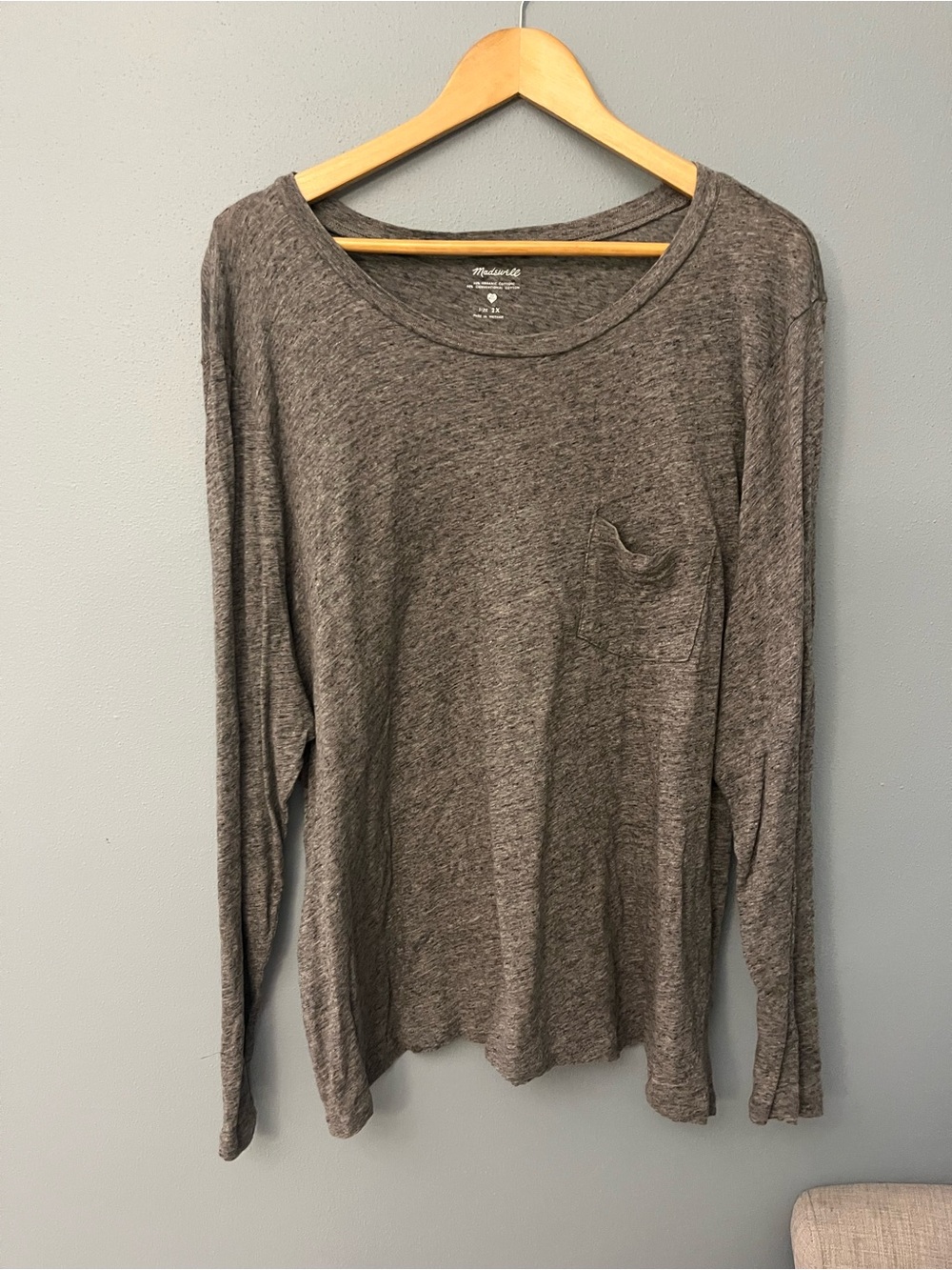 Madewell Long-Sleeve Crewneck Top